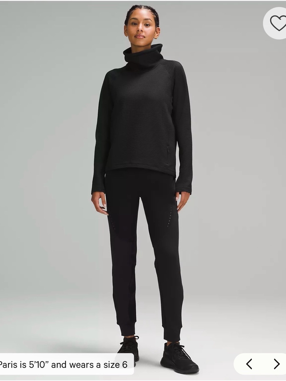 lululemon athletica Waffle-Knit Funnel-Neck Long-Sleeve Shirt